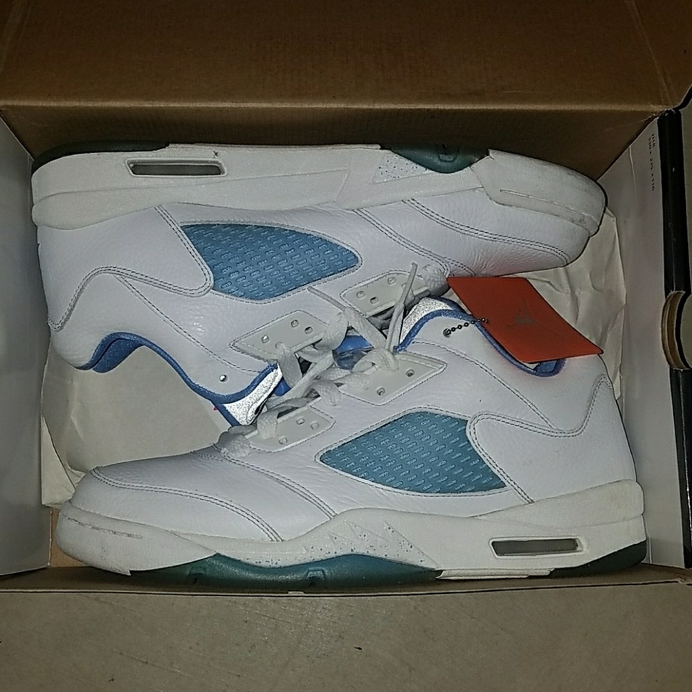 Air jordan retro 5 low (wmns university blue)